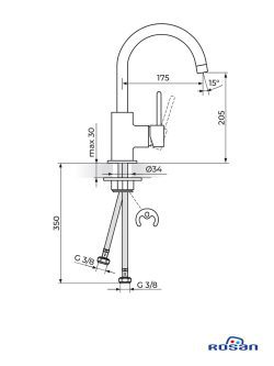Baterija za sudoperu JZ38101 Zerro Rosan 1