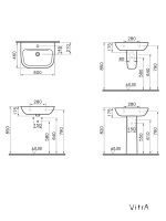 Lavabo S20 Vitra 5503L003 60cm 1