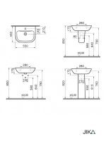 Lavabo za kupatilo s20 Vitra 55cm 1