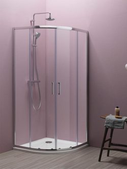 Tuš kabina Kolpa-san Eco-Quat R90x185cm Silver