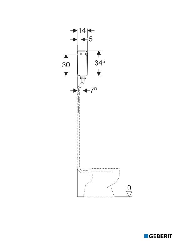 Vodokotlić Fontana-Geberit AP112 1