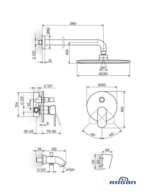 Rosan baterija Mistique-JM31701 ugradna-2