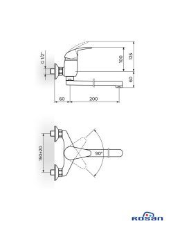 Rosan baterija King zidna-J321020-2