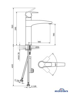 Cubo3-JC38101 baterija za sudoperu Rosan-2