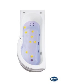 Zomar kada Glorija leva Hidromasažna 170x71.5/76cm