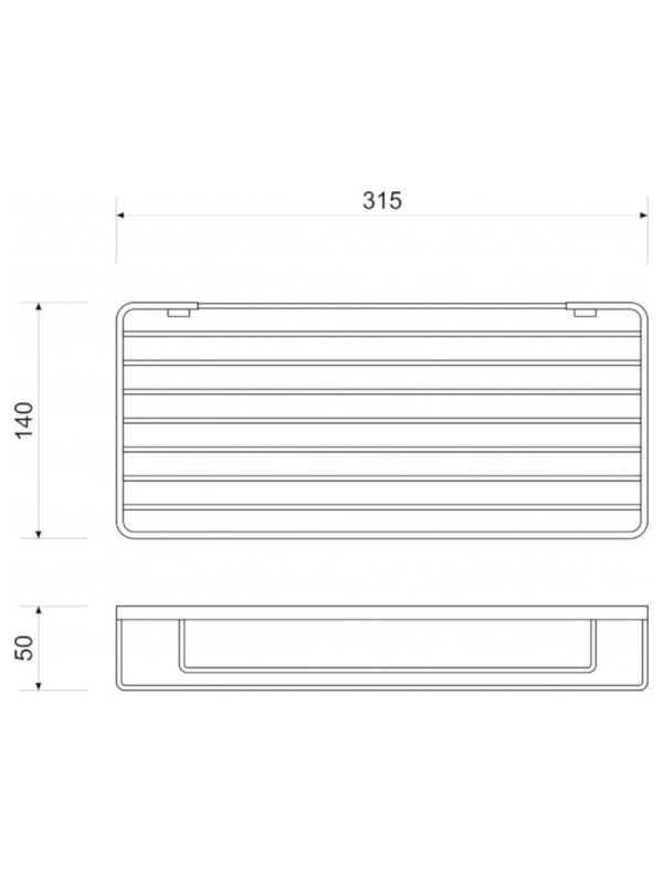 Žičani nosač aluminijumski MA803 Minotti - Slika 2