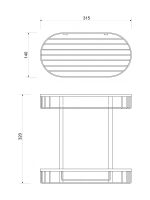 Žičani držač MA814 Minotti - Slika 2