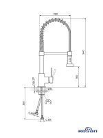 Zerro-JZ38901 Baterija za sudoperu flex izliv Rosan-2
