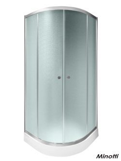 Tuš kabina R90x185cm Minotti mat staklo