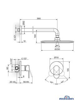 Rosan baterija ugradna Mistique-JM31101-2