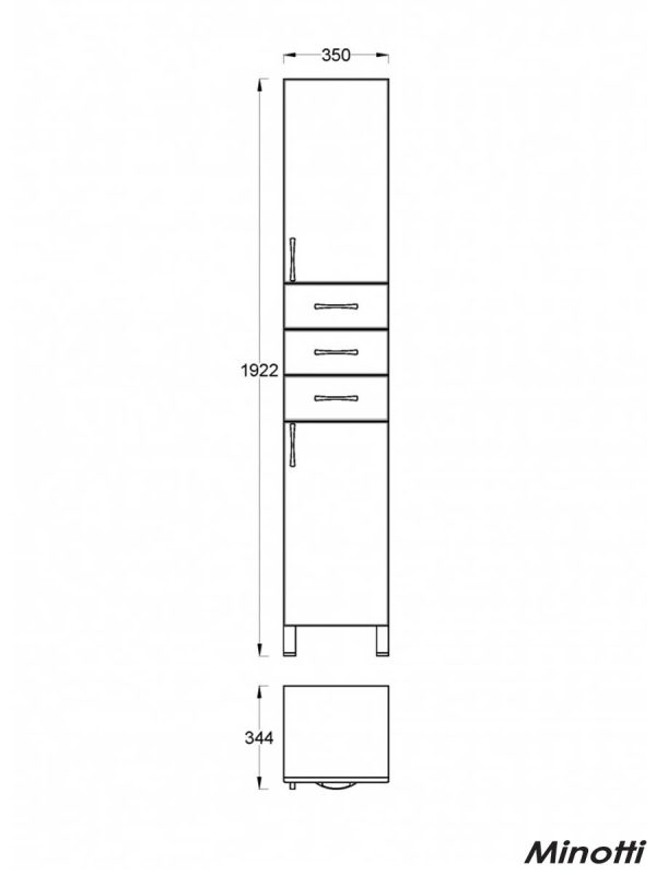 Vertikala UNI 35cm VISOKA MINOTTI-1
