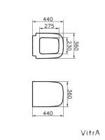 Vitra S20 WC daska soft-close duroplast-2