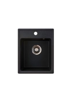Metalac granitna usadna sudopera xQuadro crna