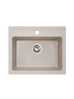 Metalac granitna usadna sudopera xQuadro šampanj-60