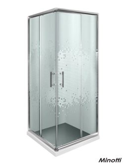 Tuš kabina 80x80cm Minotti dizajnirano staklo