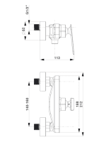 Baterija za tuš kadu Zen u40 00430 Herz - Slika 2