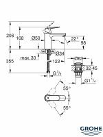 Baterija za lavabo EuroSmart Cosmopolitan 23926000-3