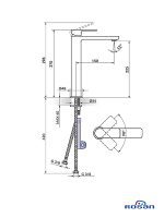 Baterija za lavabo S2 Gold 230109G 1