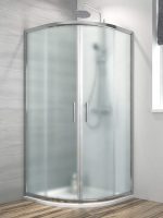 Tuš kabina Stripe-6011 R80x185 mat-staklo