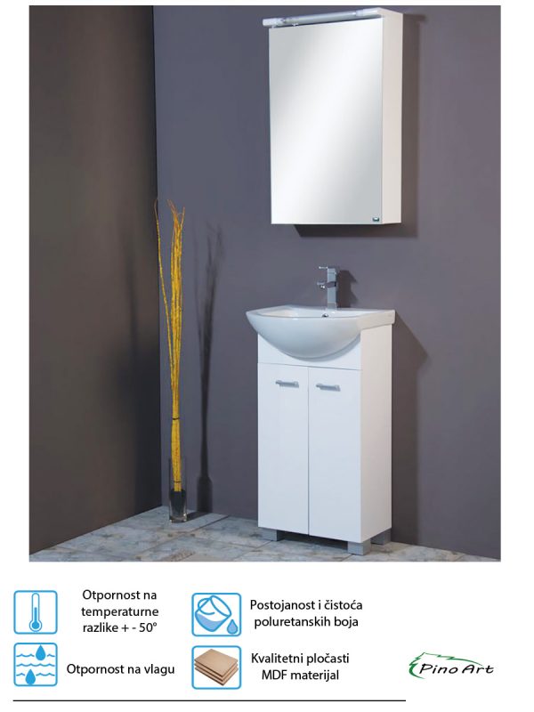Lavabo sa ormaricem Pino Art Klasik 0131 1