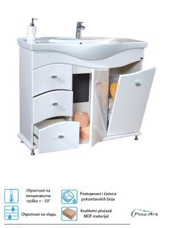 Lavabo sa ormaricem Pino Art Mond 0028