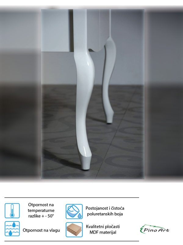 Lavabo sa ormaricem Pino Art Rustik 95 0342 2
