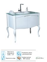 Lavabo sa ormaricem Pino Art Rustik 95 0342