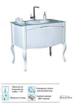 Lavabo sa ormaricem Pino Art Rustik 95 0342