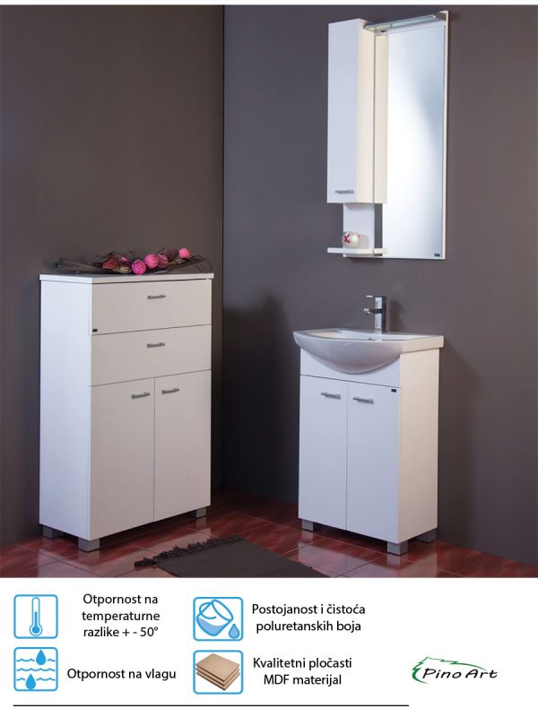 Ogledalo sa ormarićem Pino Art Klasik 0096 1