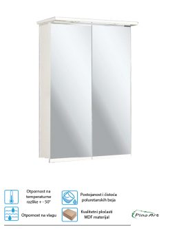 Ogledalo sa ormaricem Pino Art Mond 65 0036