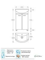 Lavabo sa ormarićem Pino-Art Klasik 45cm-0131