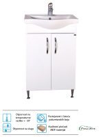 Lavabo sa ormarićem Pino Art Albatros 55cm 0361