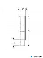 Ormarić sa ogledalom Selnova Square 58.8cm-2