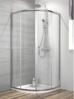 Tuš kabina Stripe-6012 R80x195 providno-staklo