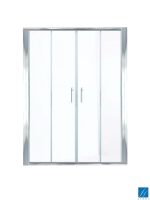 Tuš paravan 140x190 sa vratima 5mm-staklo