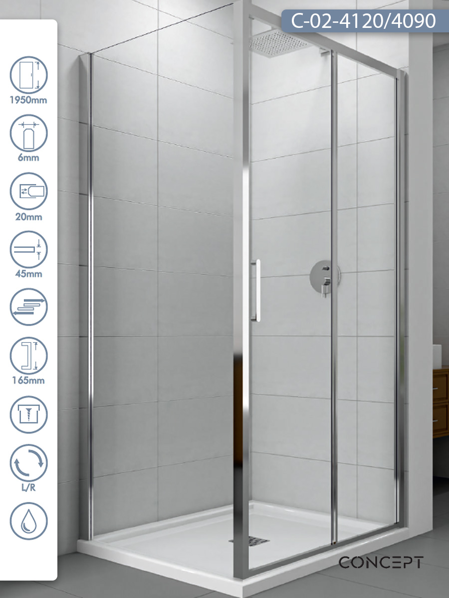 Tus-kabina-C-02-4120-4090-120x90x195cm-Concept-Atlas Tuš kabina C-02-4120/4090 120x90x195cm Concept Atlas