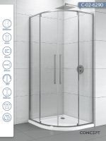 Tuš kabina C-02-6290 R90x200cm Concept Absolut sa pivot vratima