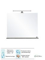 Ogledalo etažer-led svetlo Pino Art-Sharp 69cm