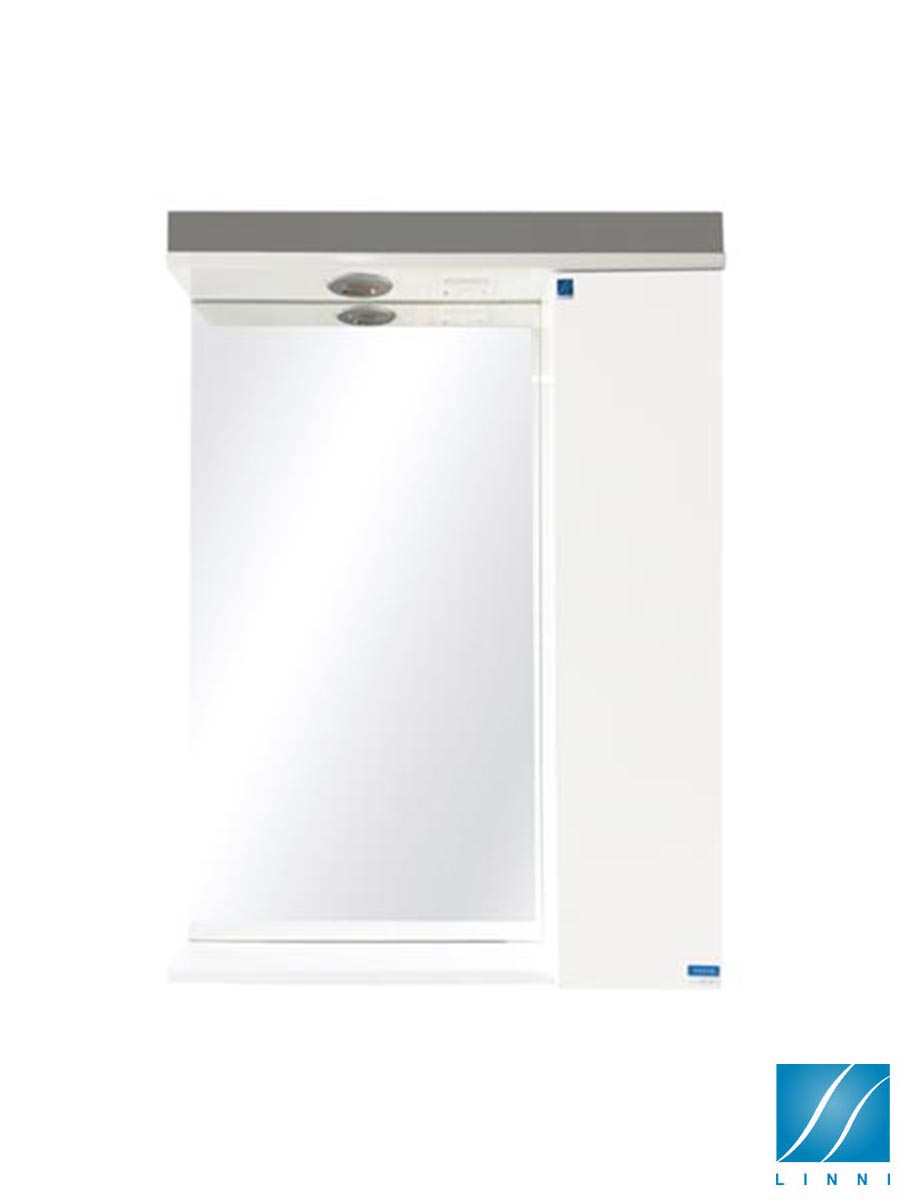 Ogledalo sa ormarićem 65cm Tokio-grey Linni Ogledalo sa ormarićem 65cm Tokio-grey Linni
