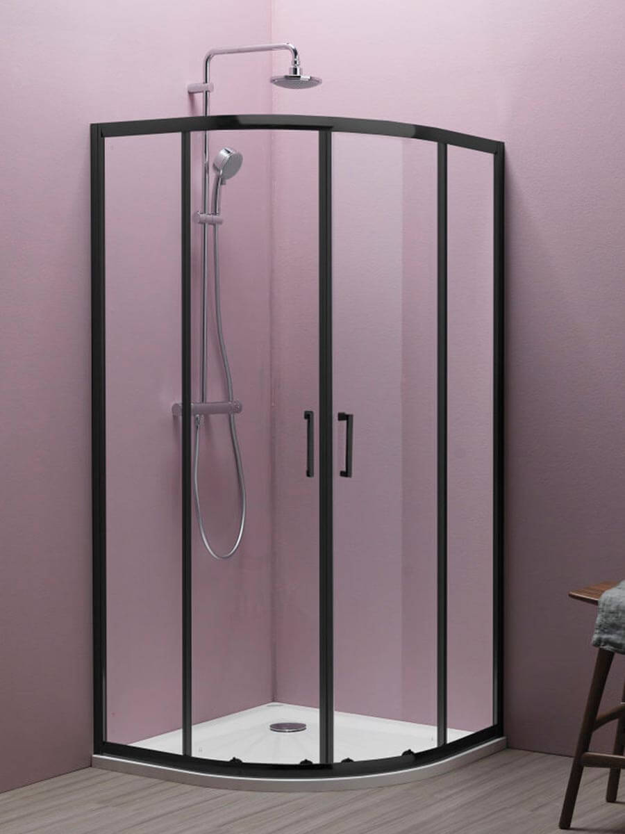 Tuš kabina Kolpa-san Eco-Quat R90x185cm crni-ram Tuš kabina Kolpa-san Eco-Quat R90x185cm crni-ram