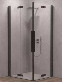 Tuš kabina Kolpa-San 90x90x200cm Polaris-Fold black
