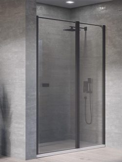 Tuš paravan Kolpa-San 140x200cm Andromeda-black