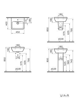 Nadgradni lavabo Integra VITRA 7047B003-0001 1