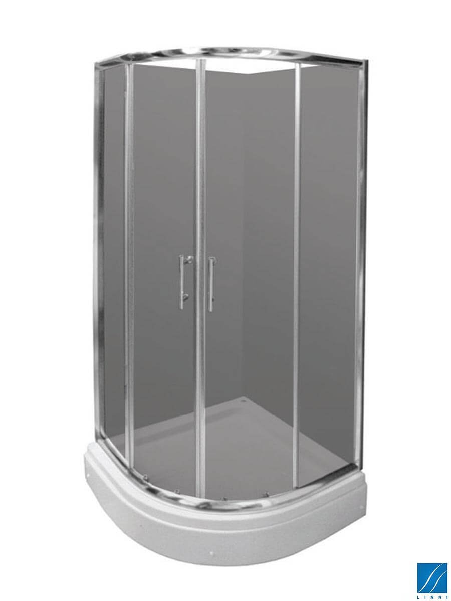 Tuš kabina R90x190 Transparent-Grey Linni Tuš kabina R90x190 Transparent-Grey Linni