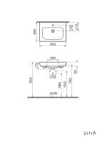 Lavabo za kupatilo S20 VITRA 5522B003-0001 1