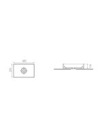 Lavabo nadgradni Floppy Esvit 42x27cm - Slika 3