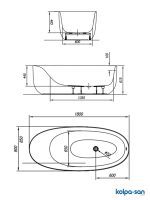 Kada samostojeca 180x80 Kolpa-san Soft-fs-3