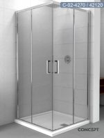Tuš kabina 70x120cm Atlas-Element Concept-3
