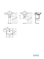 Lavabo 55x44cm Life Ideal Standard 3