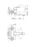 Baterija za lavabo/sudoperu sa lulom 20cm Smart Rosan JA321002 - Slika 2
